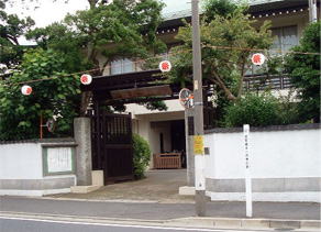 千葉県松戸市にある虚無僧尺八総本山のひとつ、下総の一月寺の参考画像01。　尺八修理工房幻海