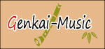 尺八修理工房幻海の姉妹サイト、Genkai-Music　広告イメージ