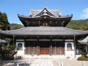 和歌山県由良にある尺八伝来のお寺、鷲峰山興国寺の参考画像01。　尺八修理工房幻海